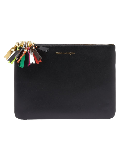 Plånbok Comme des Garçons Zipper Pull Wallet Black Svart | SA5100ZP