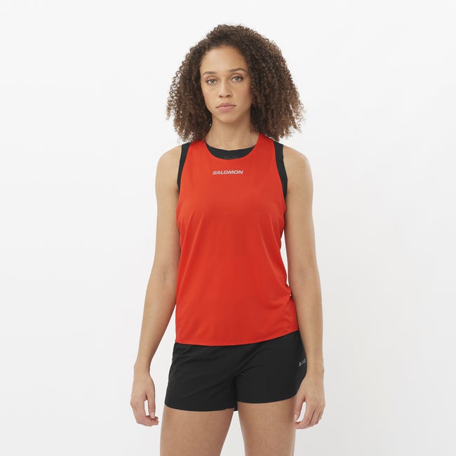 Linne Salomon S/Lab Speed Tank Top Röd | LC2695500
