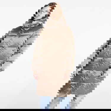 Pufferjacka CALVIN KLEIN Shiny Satin Puffer Coat Brindle Beige | J20J224617 PAV, 0