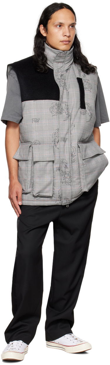 Väst Feng Chen Wang Feng Chen Wang Printed Down Vest Grå | FUF14VS02, 3