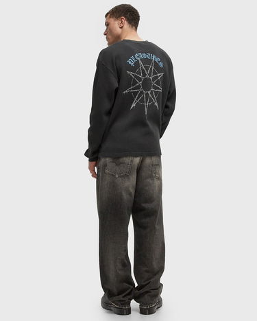 T-shirt Pleasures Slipknot Spit Thermal Long Sleeve T-Shirt Svart | P25SK009-BLACK, 2