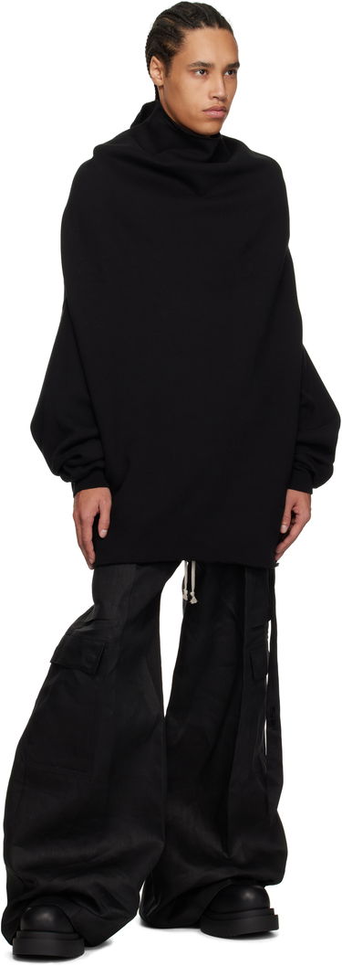 Sweater Rick Owens Rick Owens DRKSHDW Hollywood Shroud Turtleneck Svart | DU01E3273 F, 3