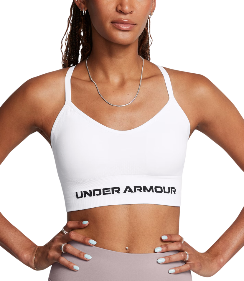 Behå Under Armour Seamless Low Bra Vit | 1384417-100
