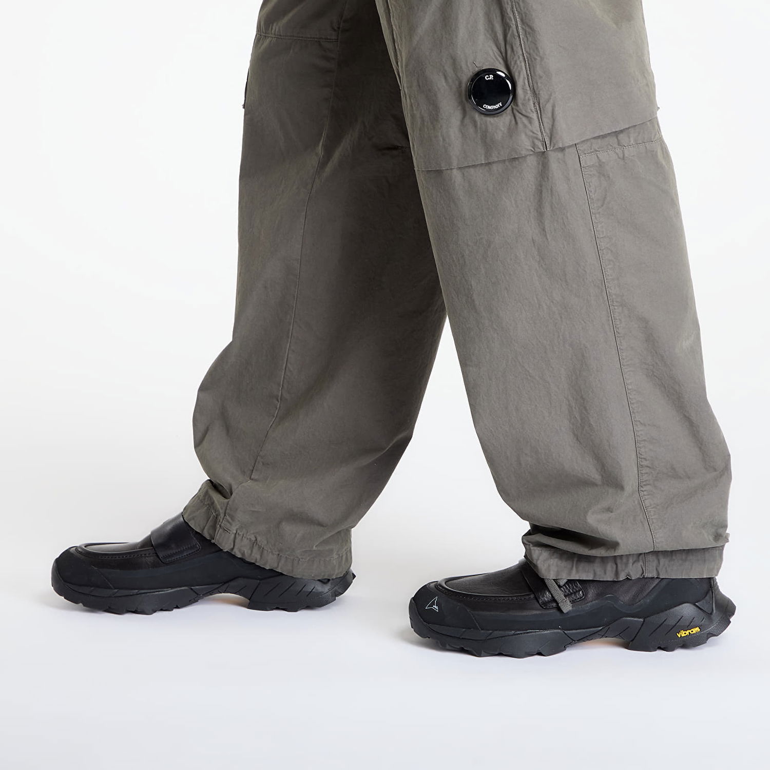 Cargo byxor C.P. Company Microreps Boxy Cargo Pants Gunmetal Grå | 19CMPA066A110324G-921, 1