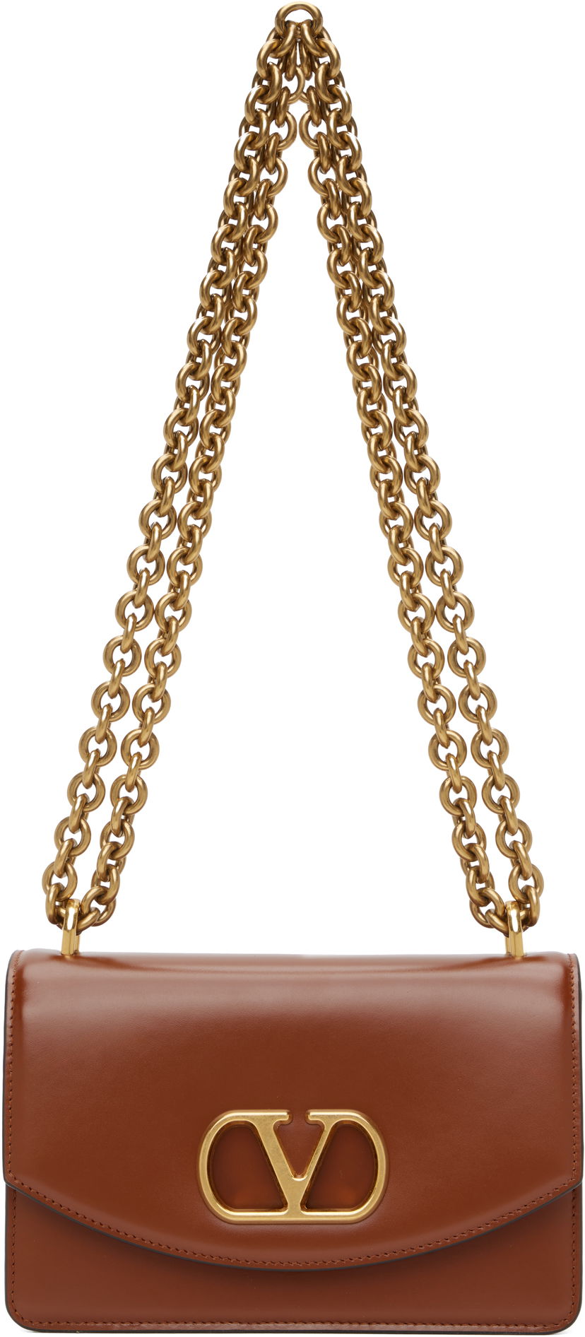 Axelväska Valentino Small Shoulder Bag Brun | 6W2B0R17GCB