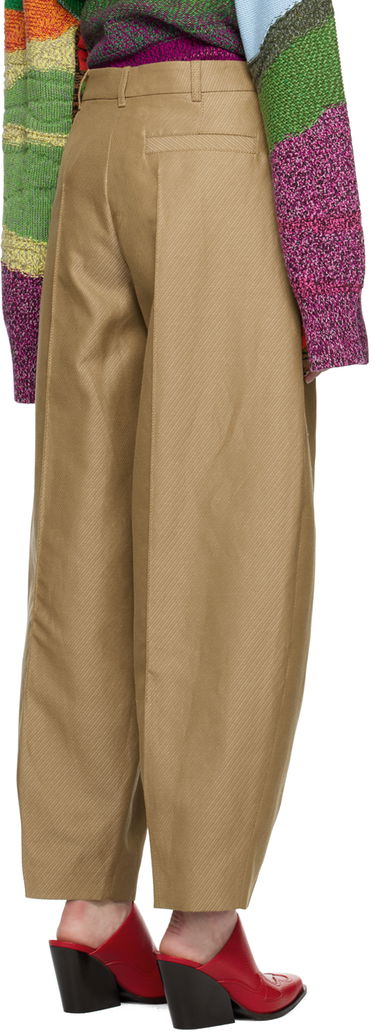 Byxor Stella McCartney Stella McCartney Tapered Trousers Brun | 6401023BU562, 2