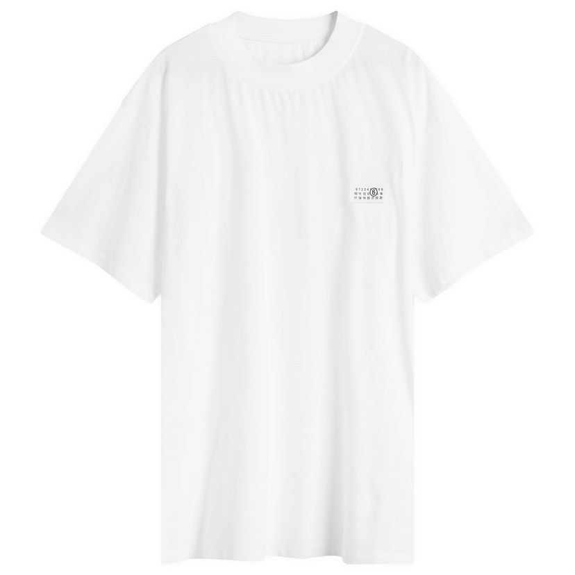 T-shirt Maison Margiela MM6 Oversized Small Logo T-Shirt W Vit | S62GD0207-M20048-100