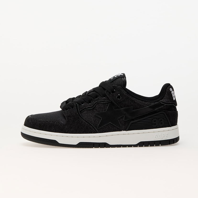 Sneakers och skor BAPE A BATHING APE Bape Sk8 Sta Denim Black Svart | 001FWJ202005I BLK