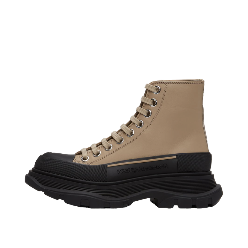 Sneakers och skor Alexander McQueen Tread Slick High Sneakers Beige | 633900WHZ62