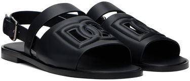 Sneakers och skor Dolce & Gabbana Dolce&Gabbana Calfskin Sandals Svart | A80433AO602, 3