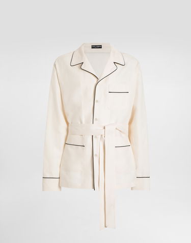 Pyjamas Dolce & Gabbana Dolce & Gabbana Pajama Jacket with Piping Vit | G2UZ3TFU4MCW0001, 0