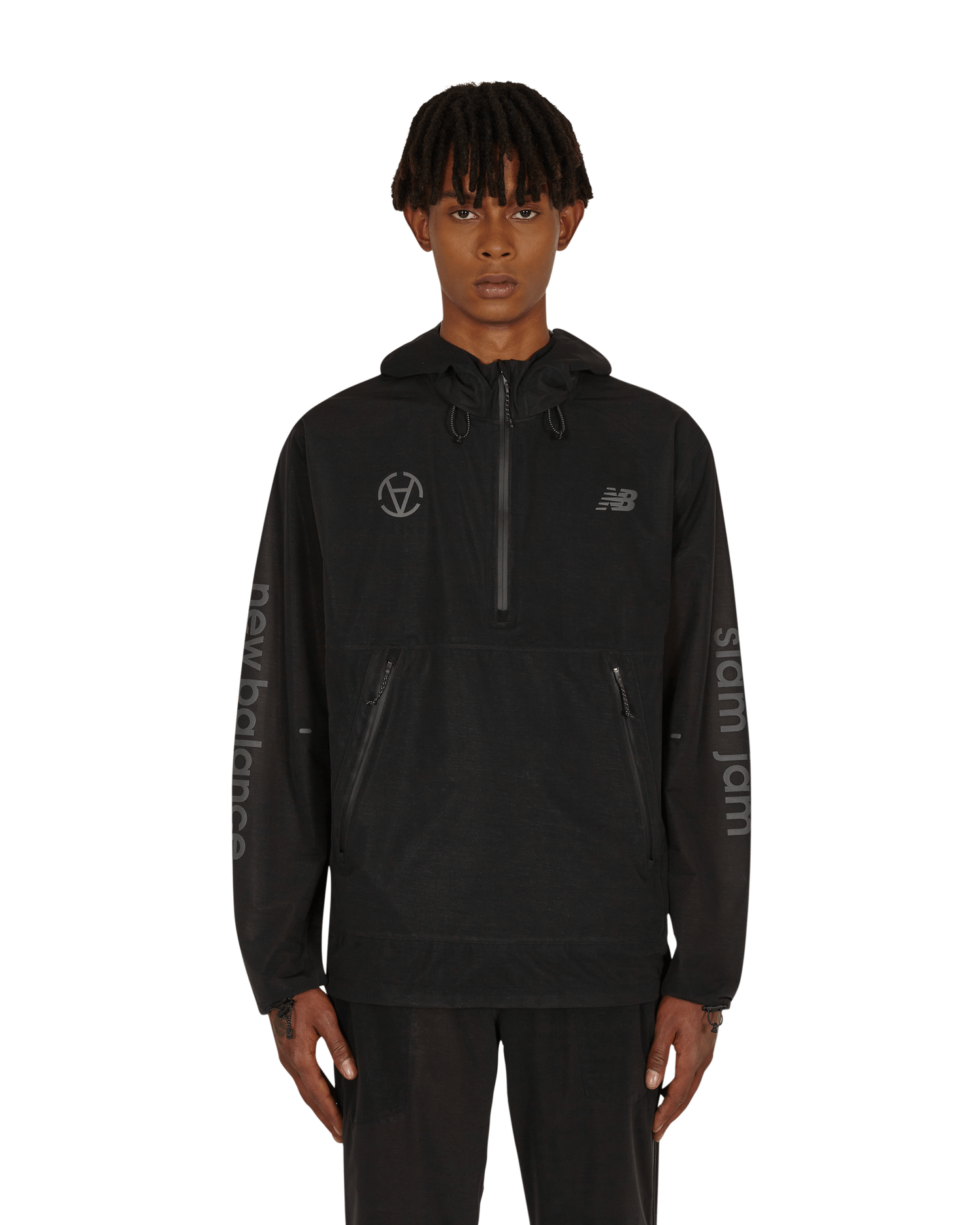 Vindjacka New Balance Slam Jam x Speed Jacket Svart | MJ01276BK, 1