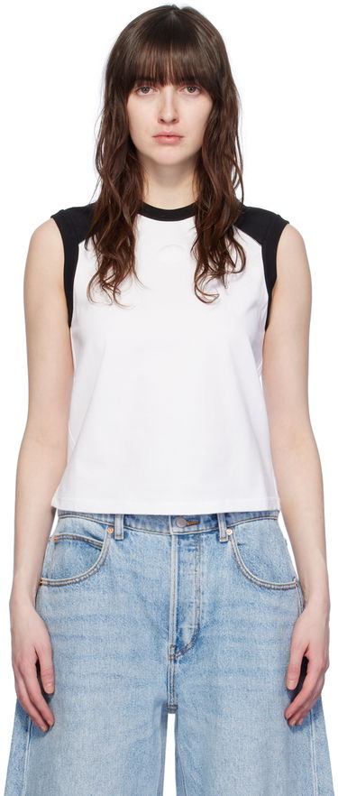 Linne Alexander Wang Alexander Wang.t Raglan Sleeveless T-Shirt Vit | 4CC2241467, 0
