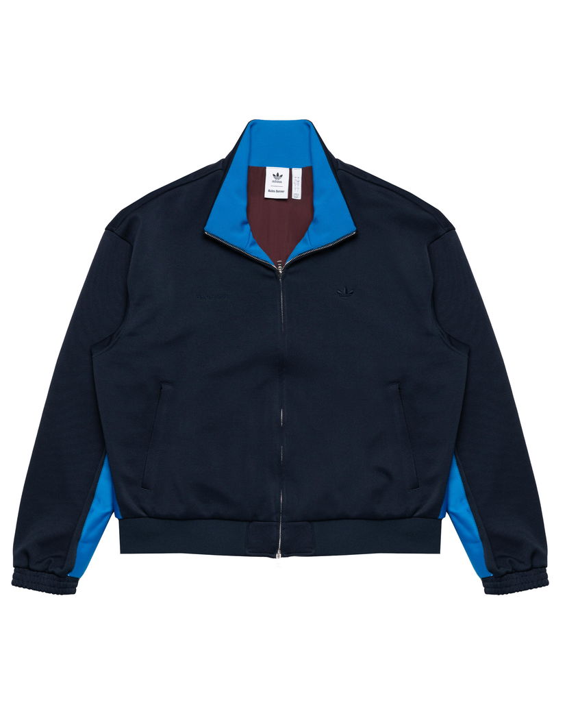 Jacka adidas Originals Wales Bonner Pique Track Jacket Mörkblå | JM8213