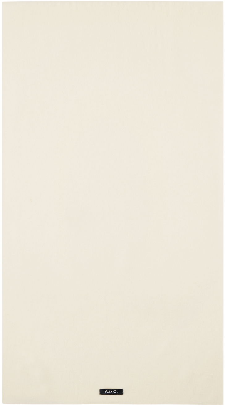 Halsduk A.P.C. Off-White Bob Scarf Beige | WVBCZ-M15201, 0