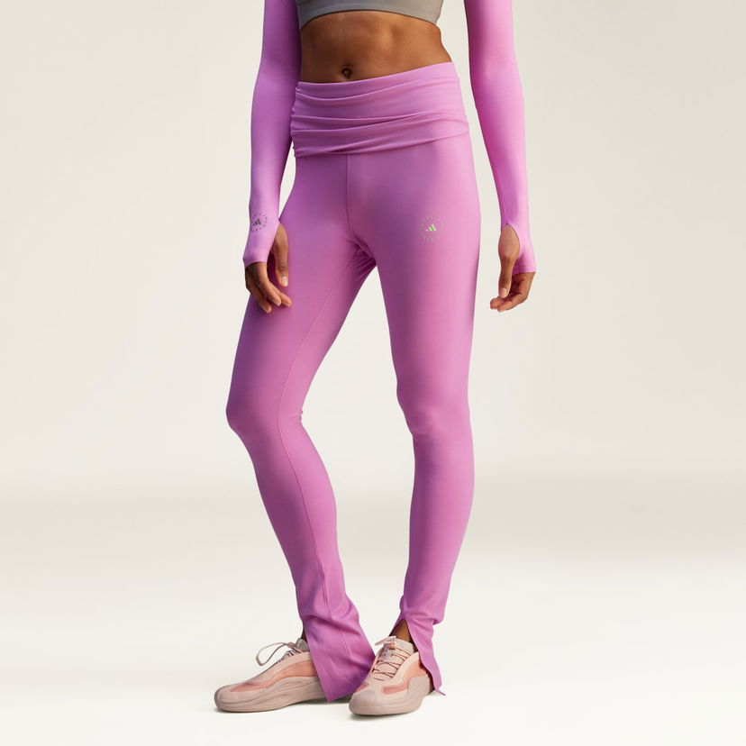 Damasker adidas Performance adidas by Stella McCartney TrueStrength Splitcuff Tights Purpur | JJ1629