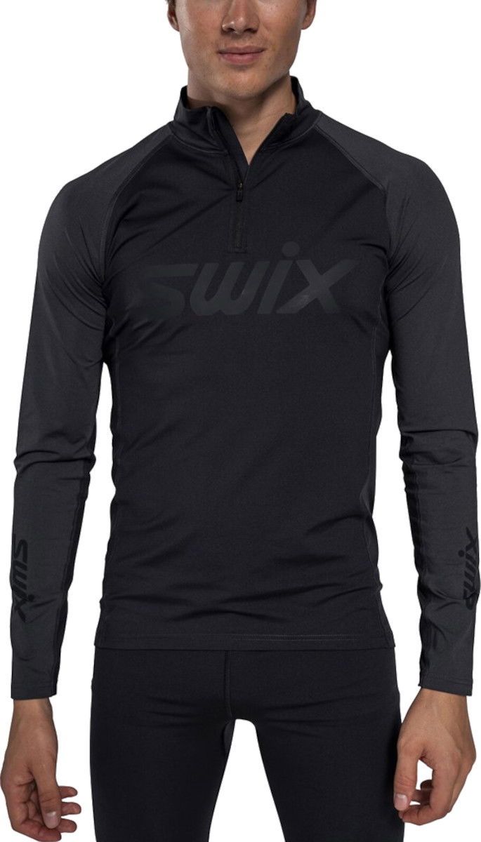 Sweatshirt SWIX SWIX RaceX Dry Half Zip Top Svart | 10099-23-10150, 0