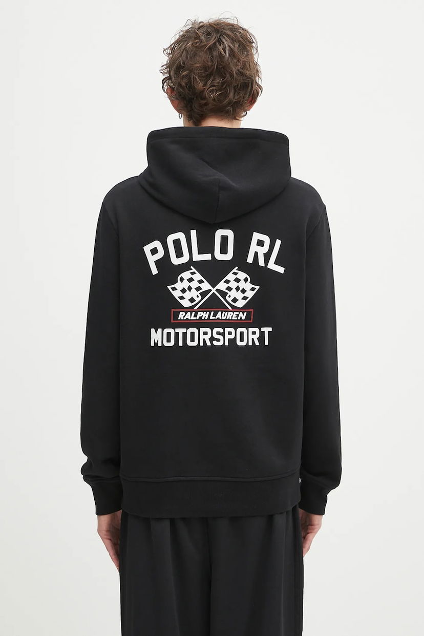Sweatshirt Polo by Ralph Lauren Polo Ralph Lauren Motorsport Hoodie Svart | 710972613