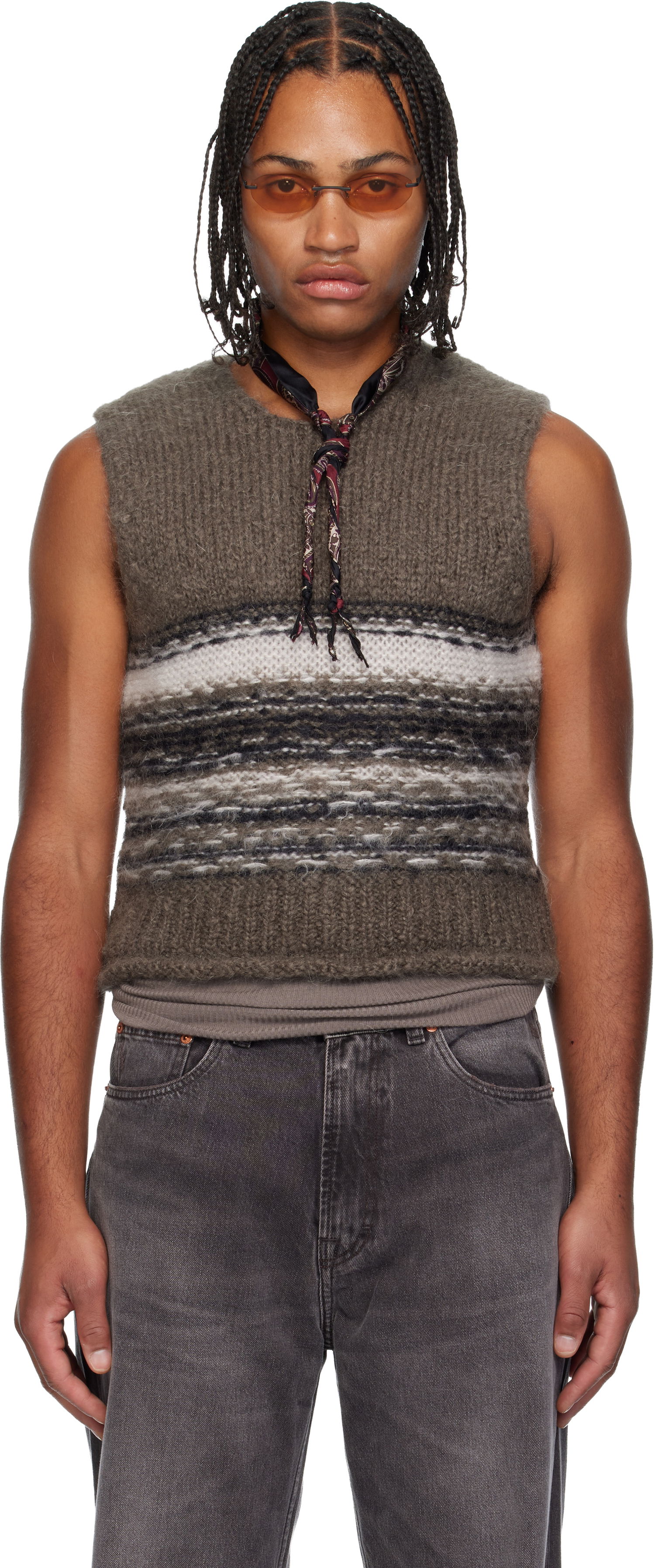 Sweater OUR LEGACY Pleaser Tank Sweater Flerfärgad | M4253PB, 0
