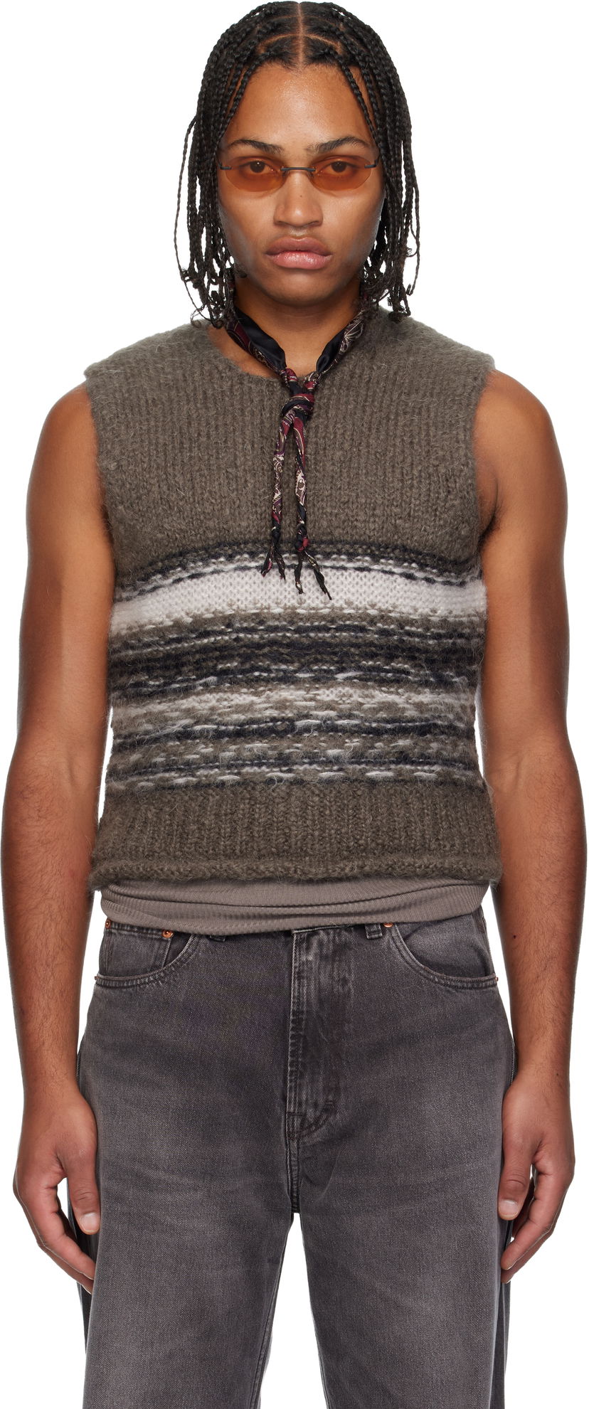 Sweater OUR LEGACY Pleaser Tank Sweater Flerfärgad | M4253PB