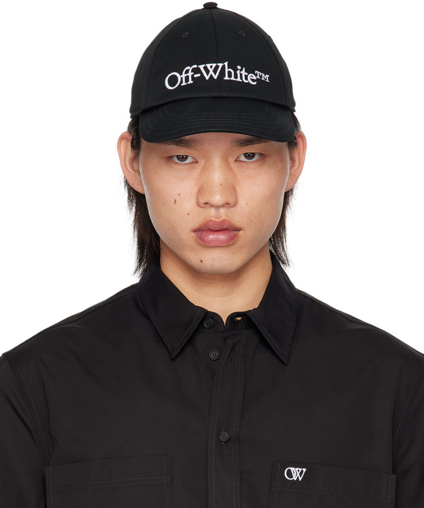 Keps Off-White Logo Cap Svart | OMLB069C99FAB0021001