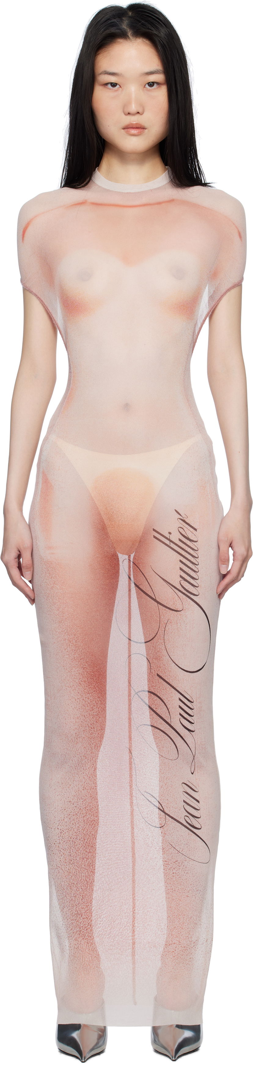 Klä Jean Paul Gaultier Jean Paul Gaultier 'Le Classique' Open-Backed Maxi Dress Rosa | 25/33-F-RO356-T577-2026