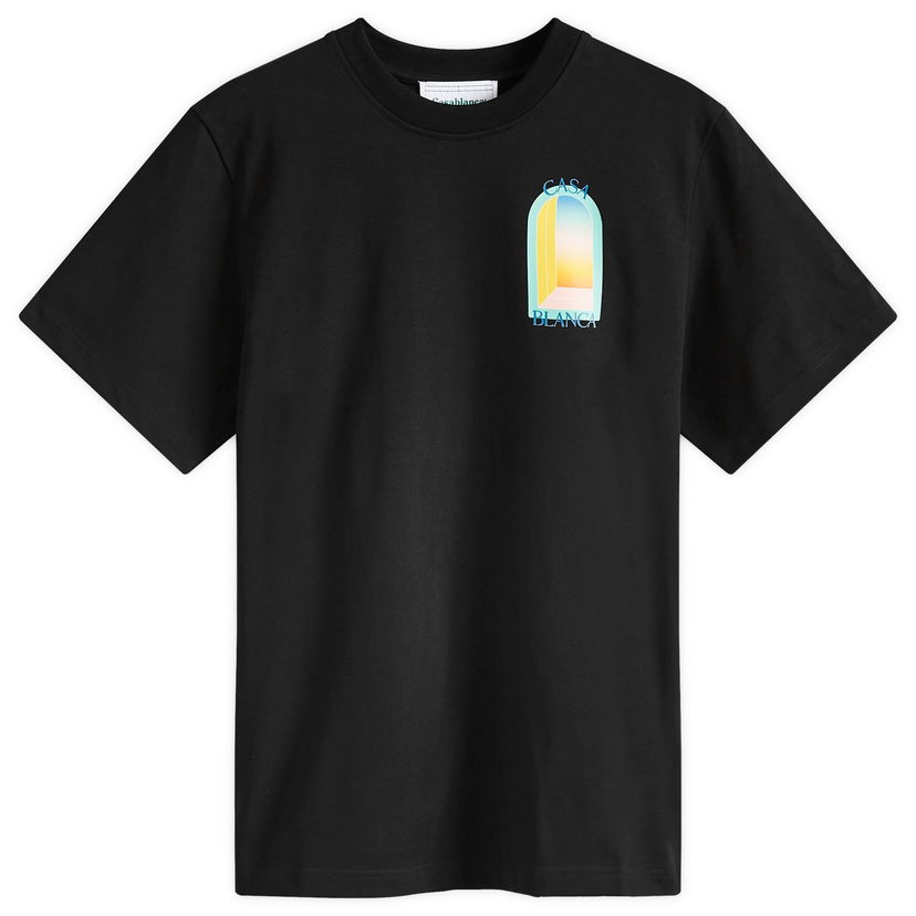 T-shirt Casablanca L'Arc Colore Svart | MPF24-JTS-001-10