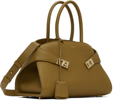 Handväska FERRAGAMO Ferragamo Hug M Top Handle Bag Grön | 777522, 1