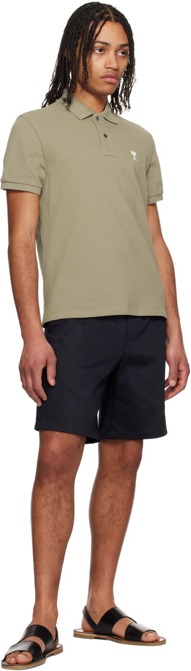 Polotröja AMI AMI Paris Classic Ami De Coeur Polo Shirt 3XL Grön | HPL060.760-375, 4