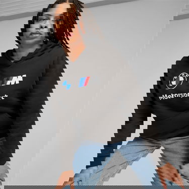 Sweatshirt Puma BMW M Motorsport Essentials Hoodie Damen, Schwarz, Größe: L, Kleidung Svart | 621373_01, 0
