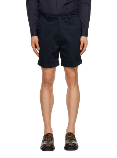Shorts AMI Rolled Shorts Mörkblå | HSO001.CO0020