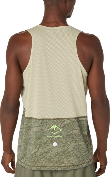 Linne Asics FUJITRAIL Men's Running Singlet Grön | 2011d388-300, 2