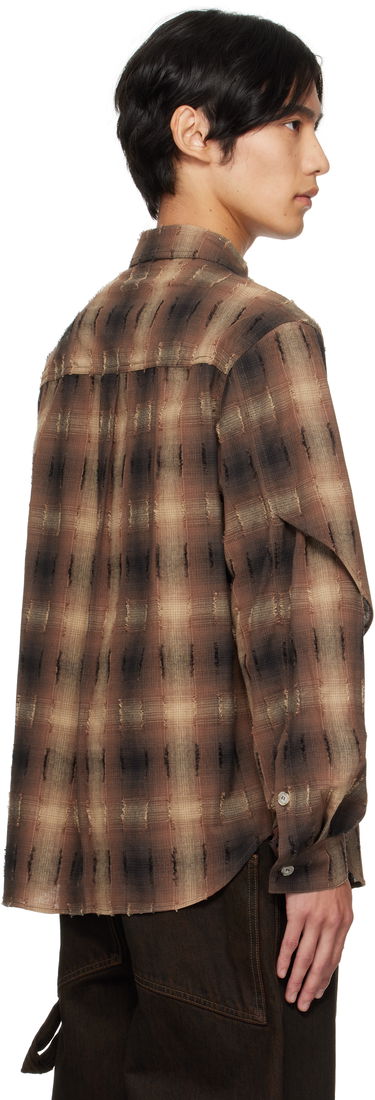 Skjorta Andersson Bell Andersson Bell Check Layered Shirt Brun | atb1337m, 2