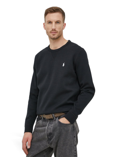 Sweatshirt Polo by Ralph Lauren Long Sleeve Sweatshirt Svart | 710888284003