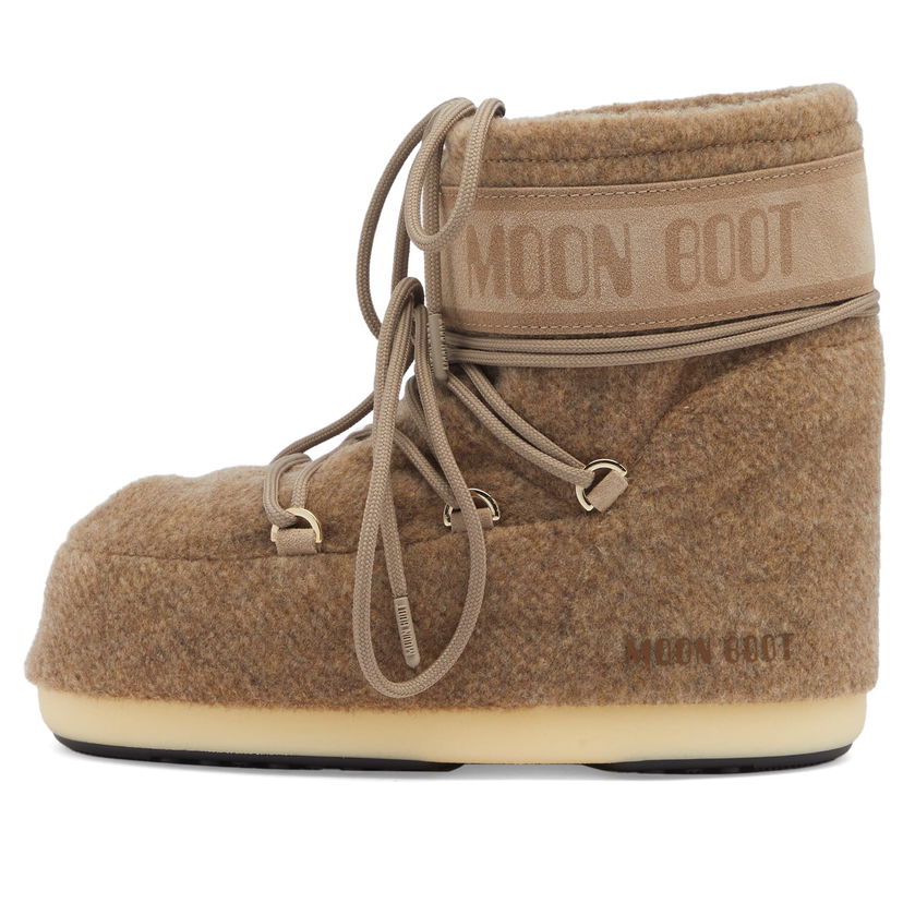 Sneakers och skor Moon Boot Moon Boot Low Icon Felt Boots Beige | 80D1409590-L017