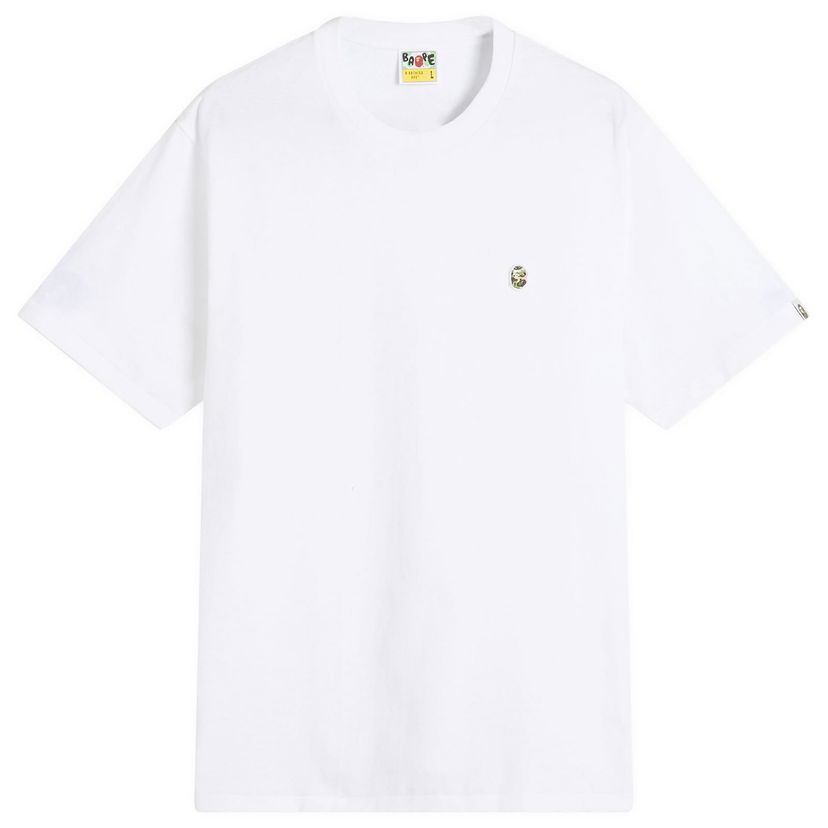 T-shirt BAPE Bathing Ape ABC Camo One Point Tee, Size Large Vit | 001TEL301004M-WGN