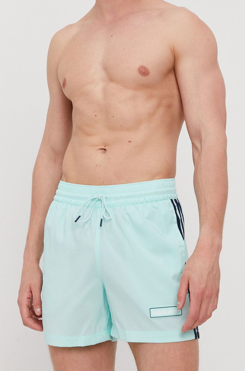 Badkläder adidas Originals adidas Originals Swim Shorts Turkos | HB1826