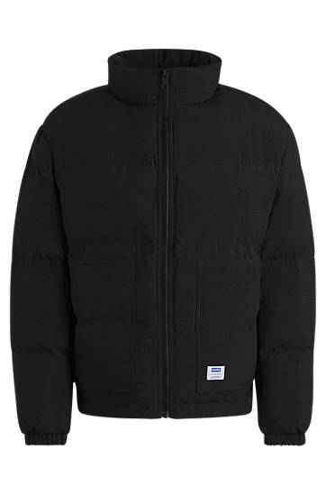 Pufferjacka BOSS Water-Repellent Puffer Jacket Svart | 50522234, 0