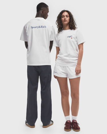 T-shirt Sporty & Rich Dodgers Serif T-Shirt Vit | TO043627666WH01, 2