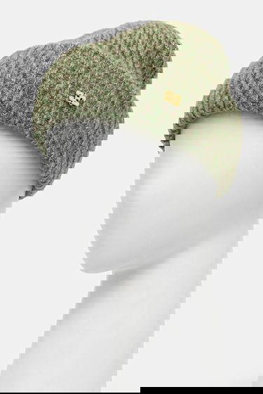 Mössa GANNI Ribbed Melange Brushed Mohair Beanie Flerfärgad | A7097, 1