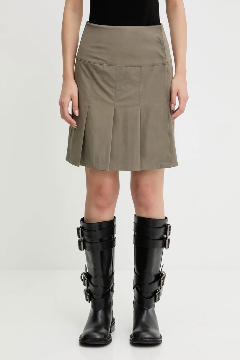 Kjol OUR LEGACY Our Legacy Girdle Mini A-Line Skirt Grön | W4254GS