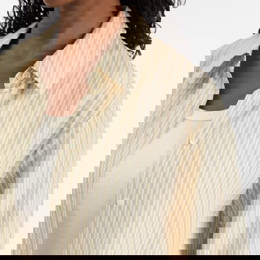 Skjorta Róhe Silk Striped Shirt Beige | 416-19-225, 5