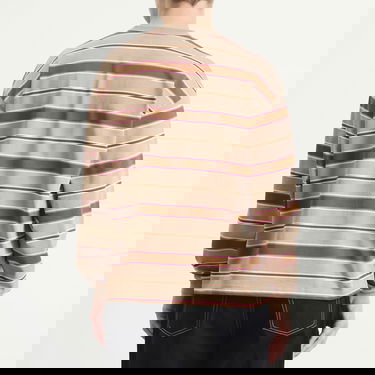 T-shirt BEAMS BEAMS Loose Long Sleeve Stripe T-Shirt Brun | 1114-0491-803-24, 3