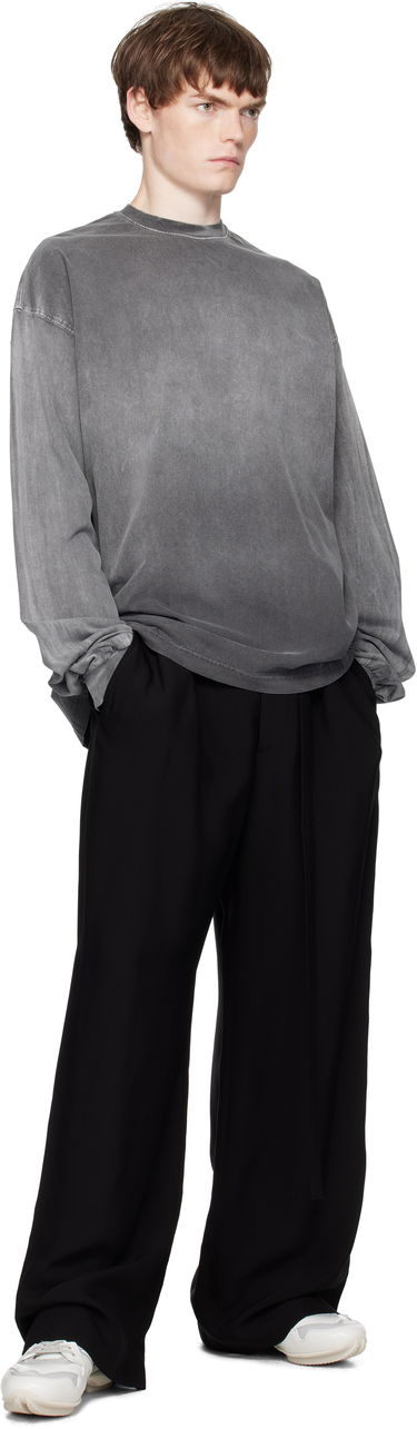 T-shirt We11done We11done Gradient Dye Long Sleeve T-Shirt Grå | WD-TT2-25-729-M-BK, 3