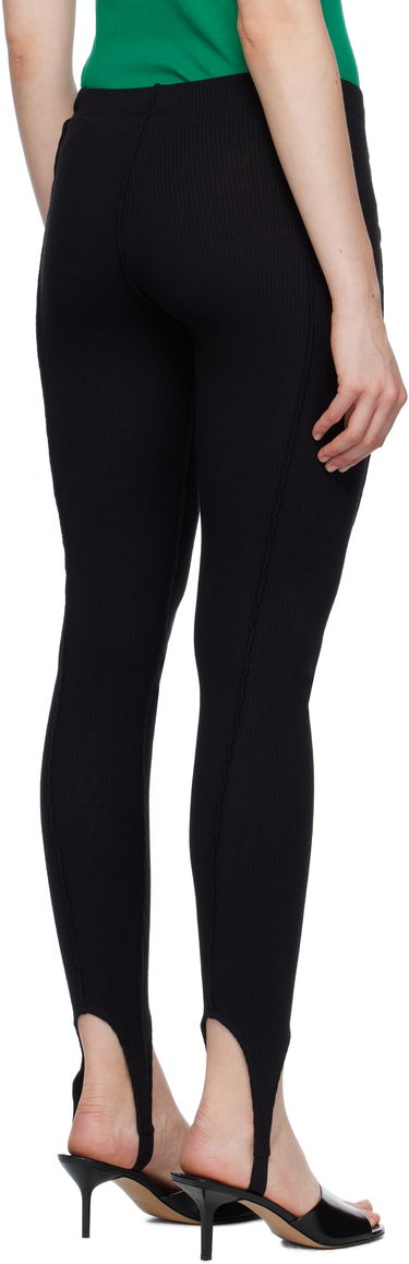 Damasker Baserange Baserange Sync Ribbed Stirrup Leggings Svart | PASL-RCR-AU25, 2