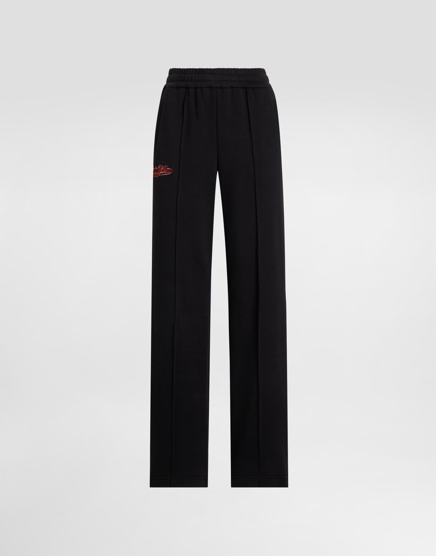 Träningsbyxor Dolce & Gabbana Dolce & Gabbana Fleece Jogging Pants with Patch Svart | FTC93ZGDDAJN0000, 0
