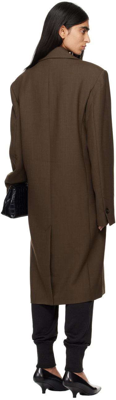 Axelväska TOTEME TOTEME Midi Double Breasted Coat Svart | 244-WRO0147-FB0061, 2