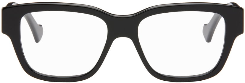 Kläder Gucci Square Glasses Svart | GG1428O-001