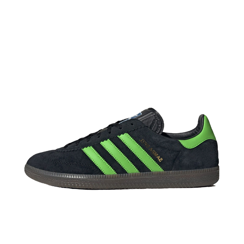 Sneakers och skor adidas Originals Samba Deco SPZL Black Lucid Lime Grön | IF5738