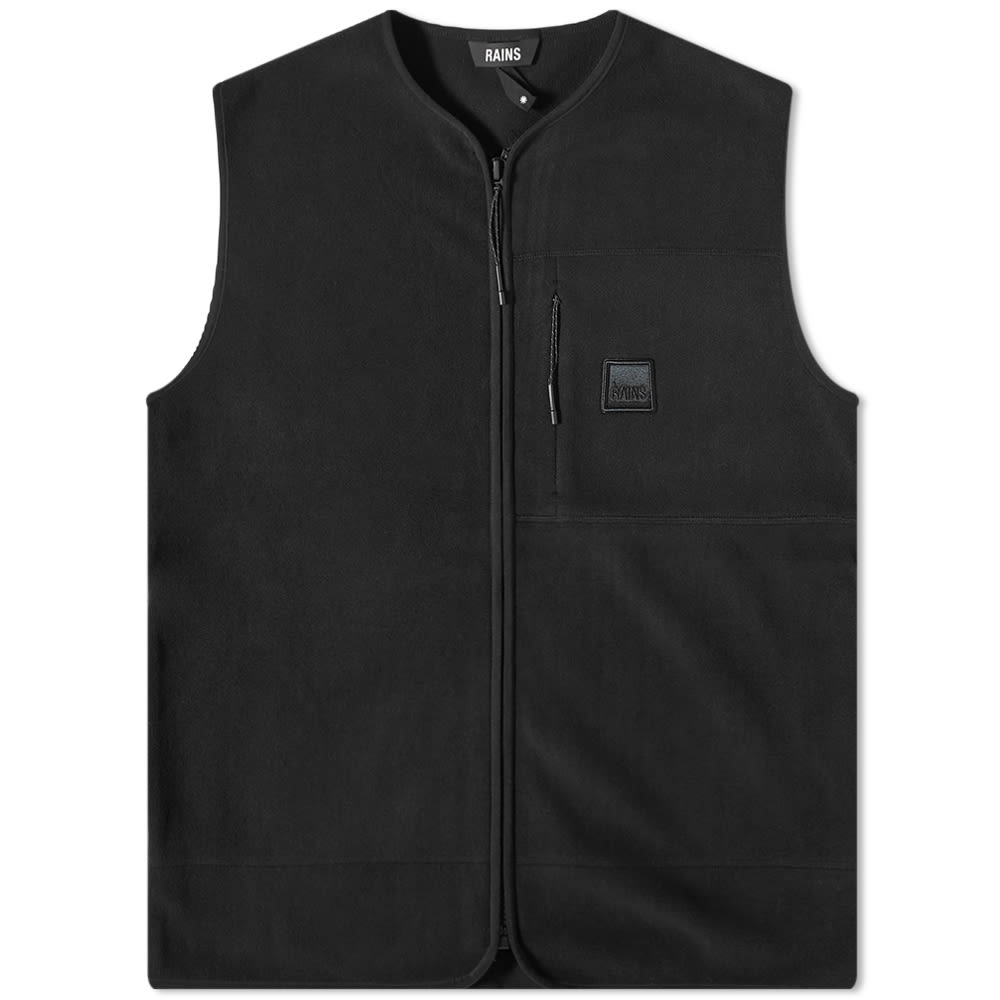 Väst Rains Fleece Vest Svart | 18510-01, 0